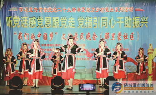 文化惠民暖人心——防城區(qū)文藝宣傳隊(duì)走進(jìn)水營街道那里蒙社區(qū)開展交流演出